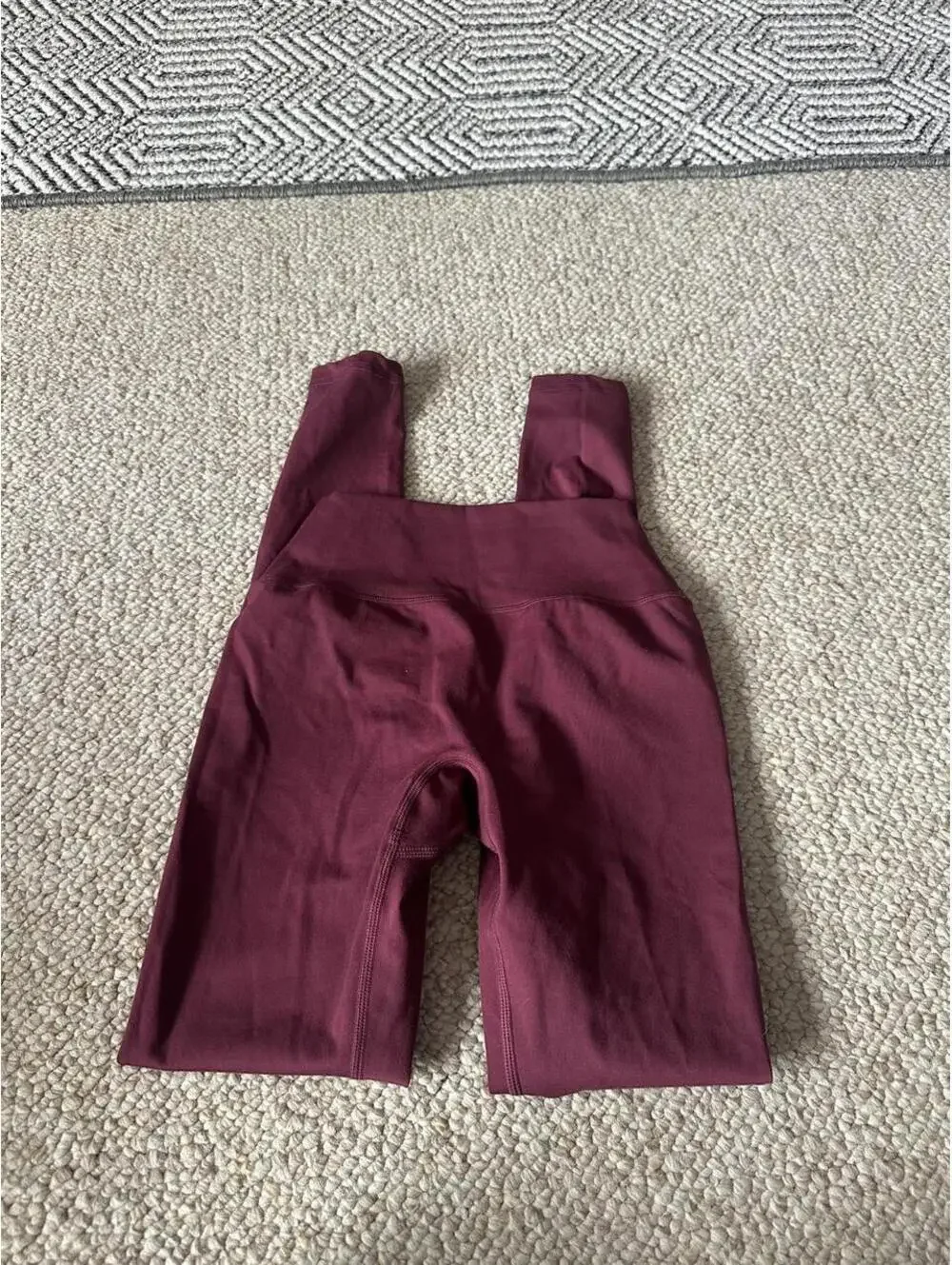Alphalete burgundy high-waisted leggings